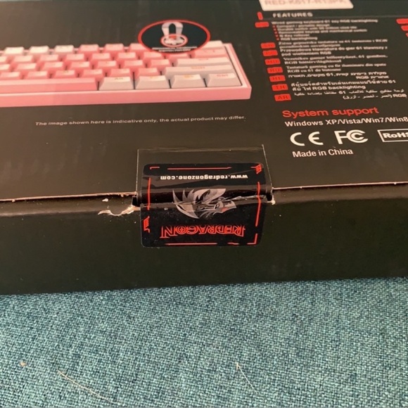 Redragon Pink Mechanical Gaming Keyboard - Picture 5 of 8